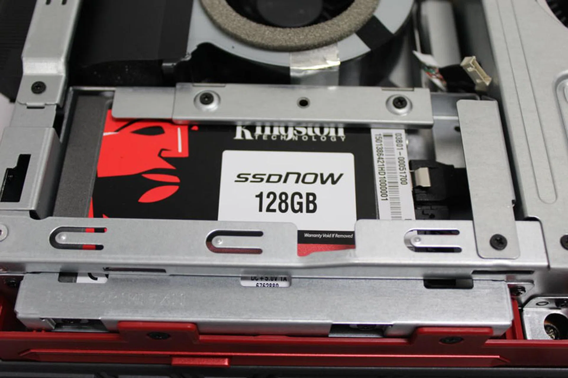 Interestingly, the ASUS ROG G20 came with a 128GB Kingston-branded SSD.
