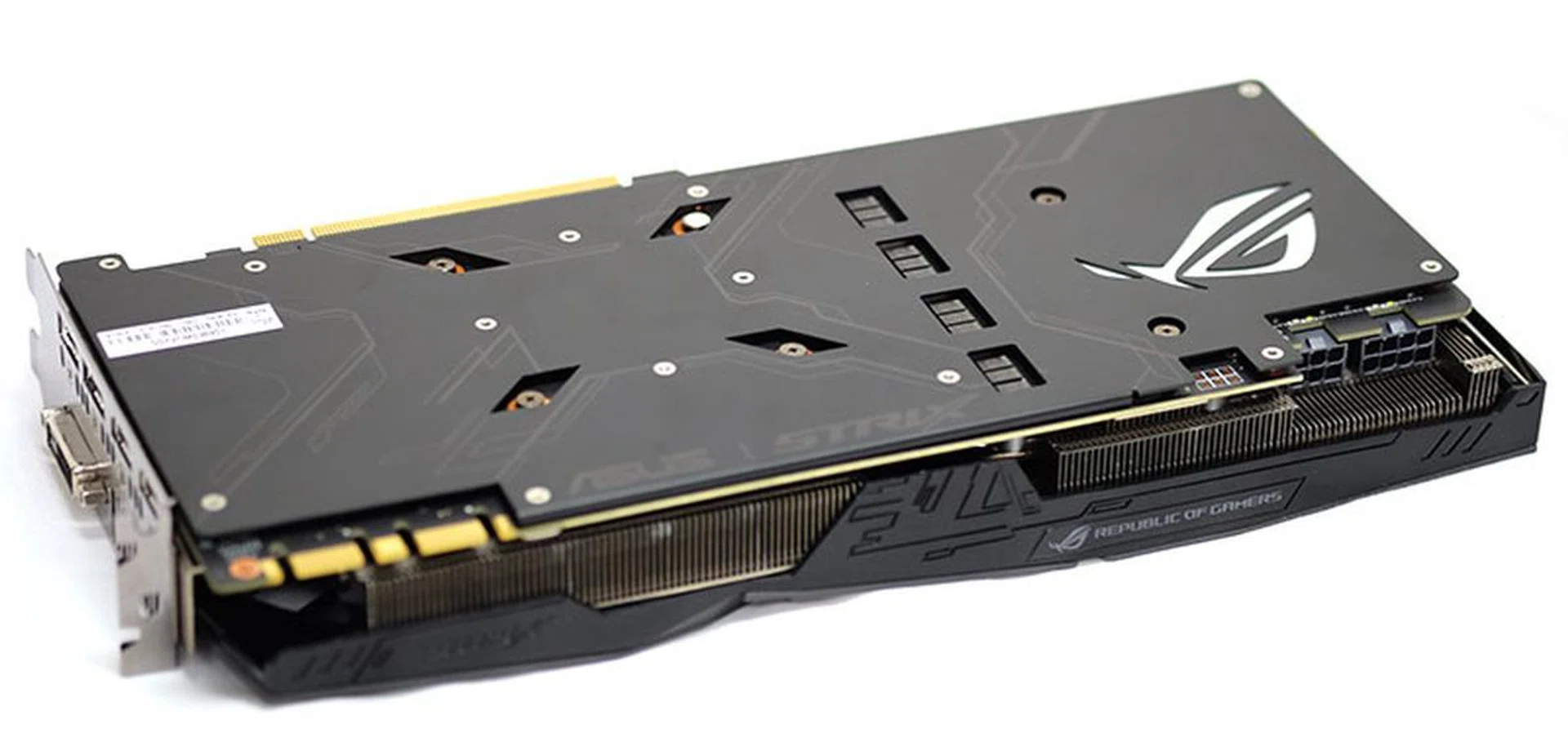 ASUS ROG Strix GeForce GTX 1080 backplate