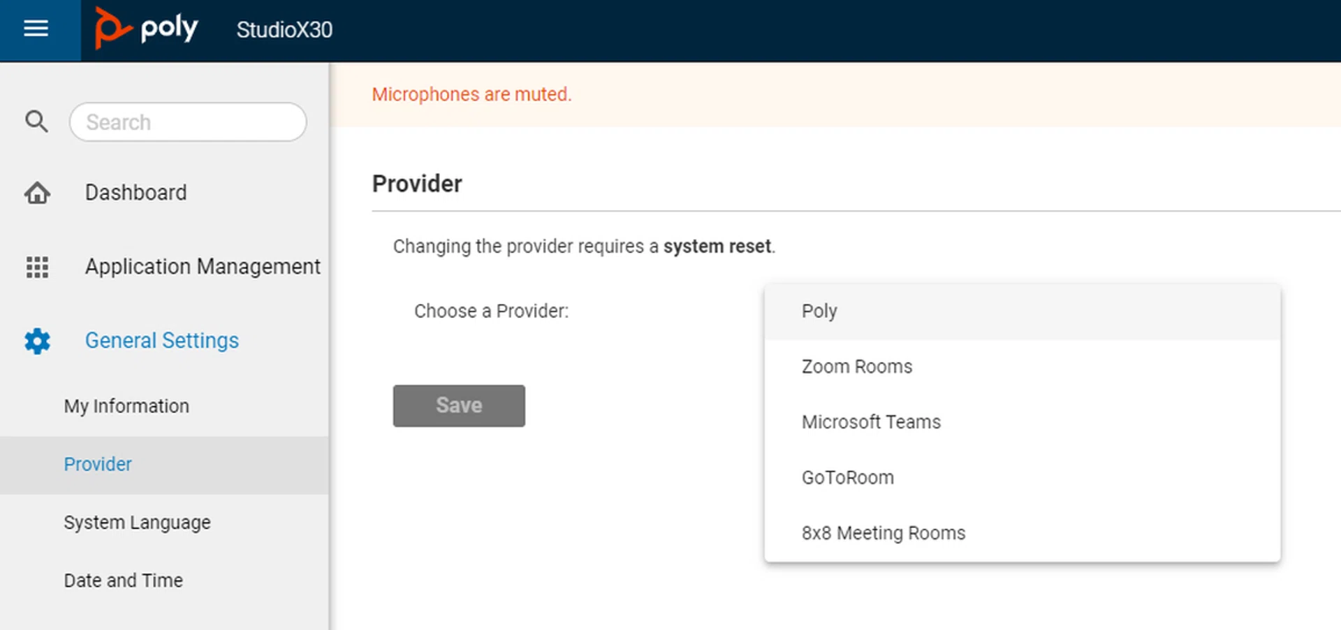 You can switch modes via the administration web interface to other supported native modes; this will require a system restart to take effect.