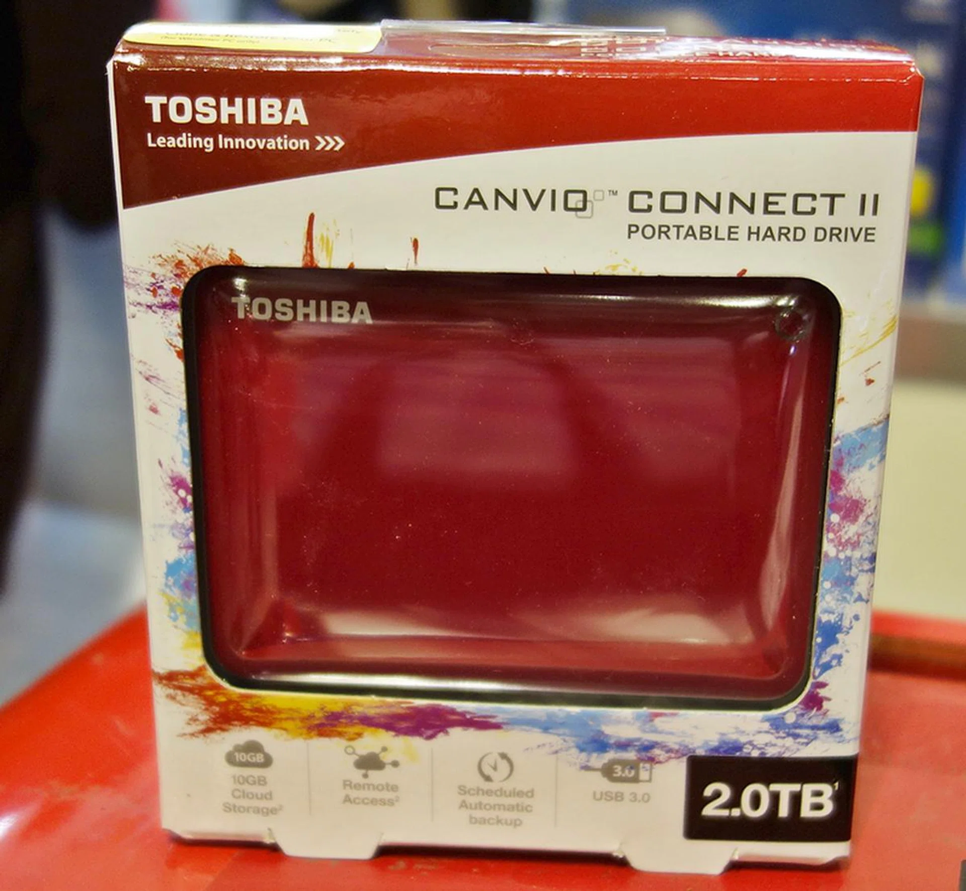 The Toshiba Canvio Connect II USB 3.0 portable HDD comes with remote software that allows you to configure it for wireless access. The 2TB version at attractively priced at S$178 and comes with a free carrying pouch.