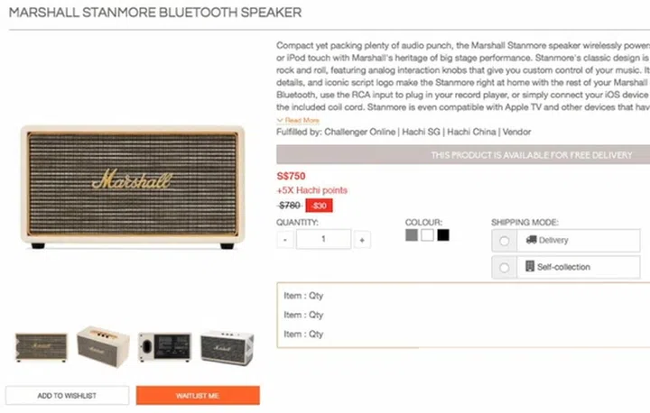 Detailed product descriptions have been included to help shoppers make more informed choices. (Image Source: Challenger)