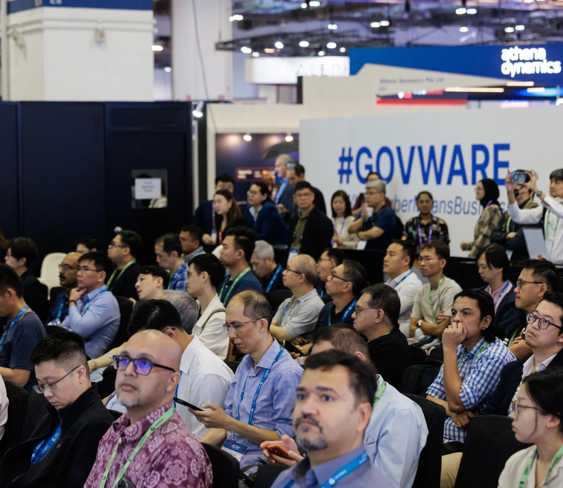 The crowd at a panel.