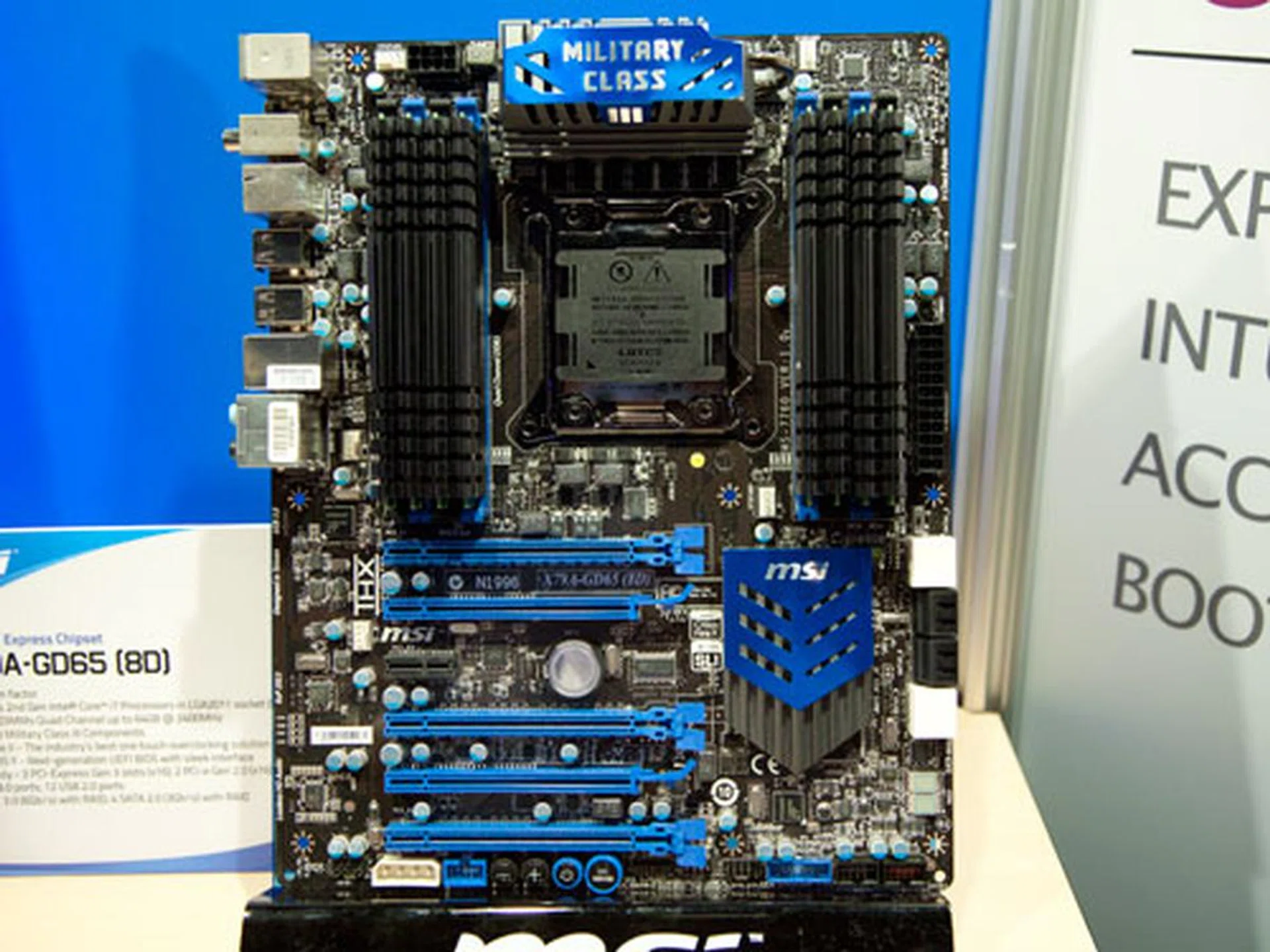 For the ultimate rig, the MSI X79A-GD65(8D) is the one you should get if you want to deck your system out with the maximum amount of memory. With eight DDR3 DIMM slots, you can install a maximum of 64GB of memory.