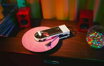 How about a portable record player for music-loving dads? Image: Audio-Technica