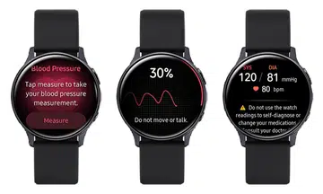 Galaxy Watch Active2 users in South Korea can measure and track their blood pressure via the Samsung Health Monitor app. <br>Image source: Samsung