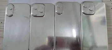 The purported dummy units show a vertical rear camera layout for the Apple iPhone 16 and iPhone 16 Plus. (Image source: Sonny Dickson)
