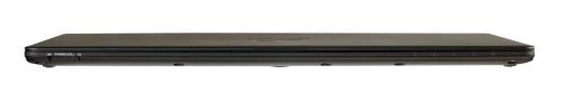 The Fujitsu Lifebook SH771 is one of the thinnest, full-featured notebooks you can find in the market right now. It measures 16.6mm at its thinnest, and 22.3mm at its thickest. 