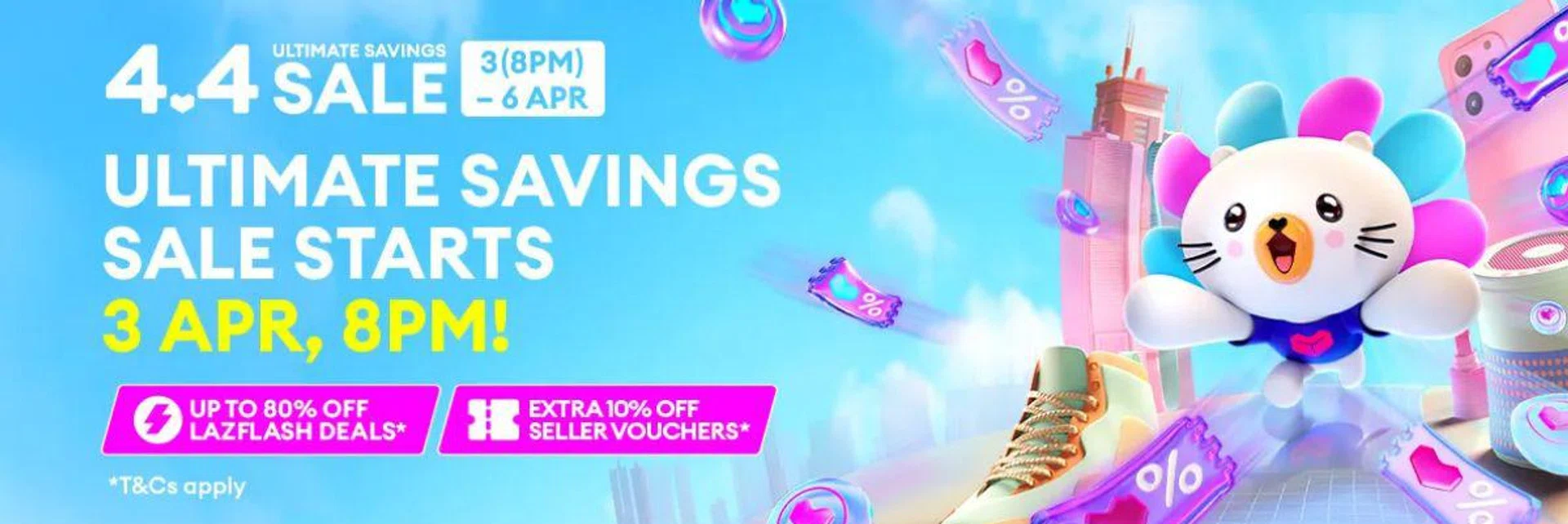 Lazada 4.4 sale