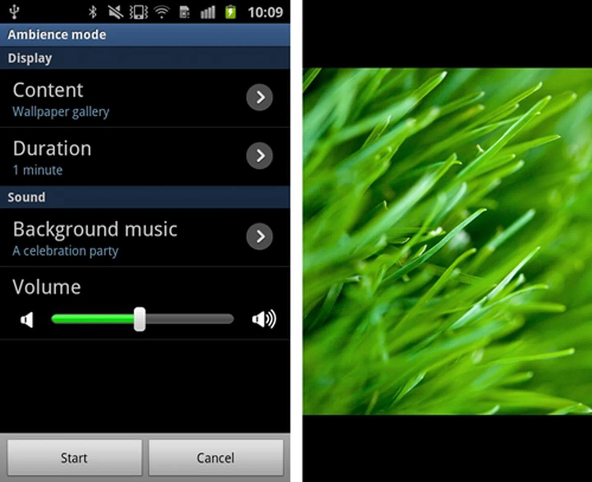 If you are planning to screen a short slideshow of your photos alongside music (your own tracks can be selected), the Ambience Mode will most definitely come in handy.