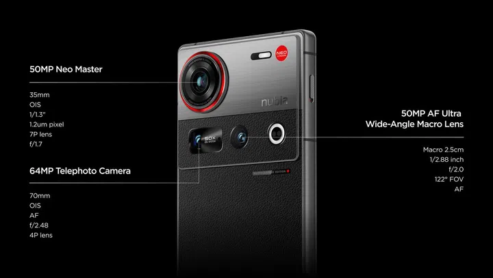 Nubia Z70S Ultra. Image: Nubia.