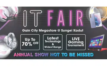 Enjoy great deals at Gain City for the next two weekends. Image source: Gain CIty.
