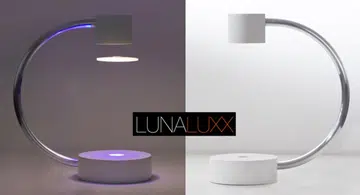 The Lunaluxx lamp will come in other colors, though you'll need to pay a bit extra if you want it in something other than Black or White.
