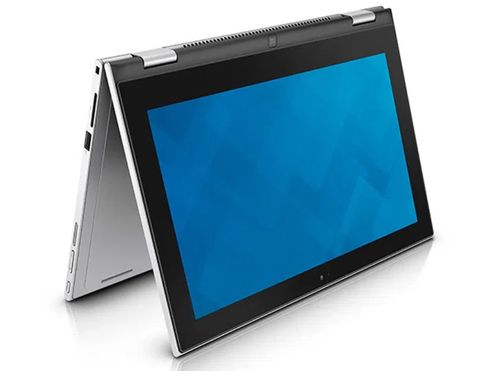 The new Dell Inspiron 11 3000 seen here in the tent configuration.