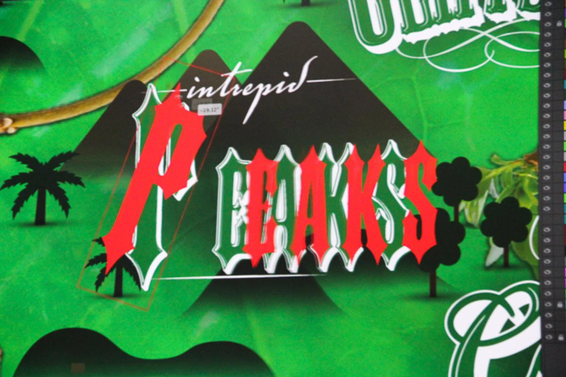 In Illustrator CC, users can manipulate individual characters without having to rasterise the layer.