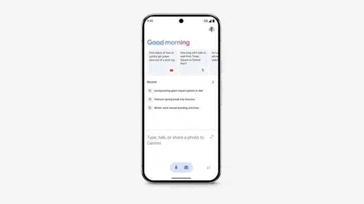 Gemini can help you recall important details. Image: Google.