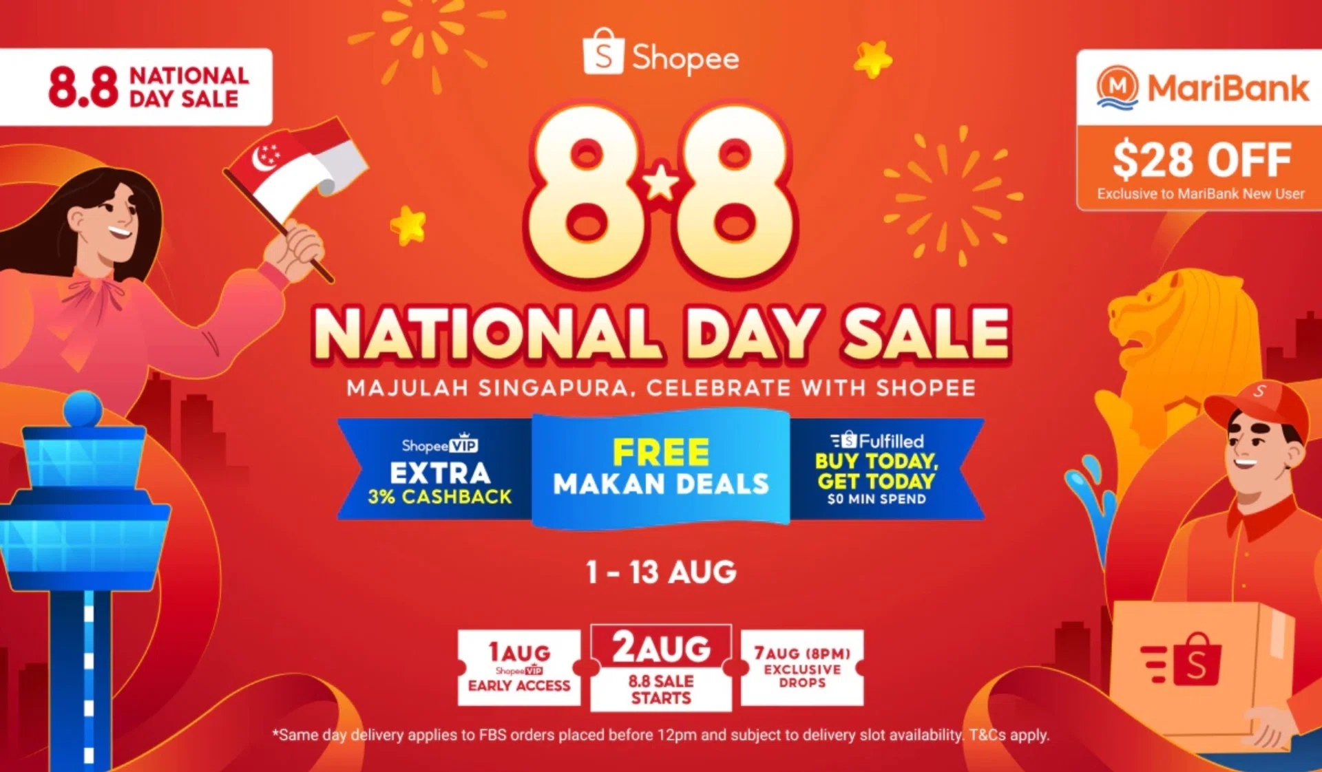 Shopee 8.8 National Day sale
