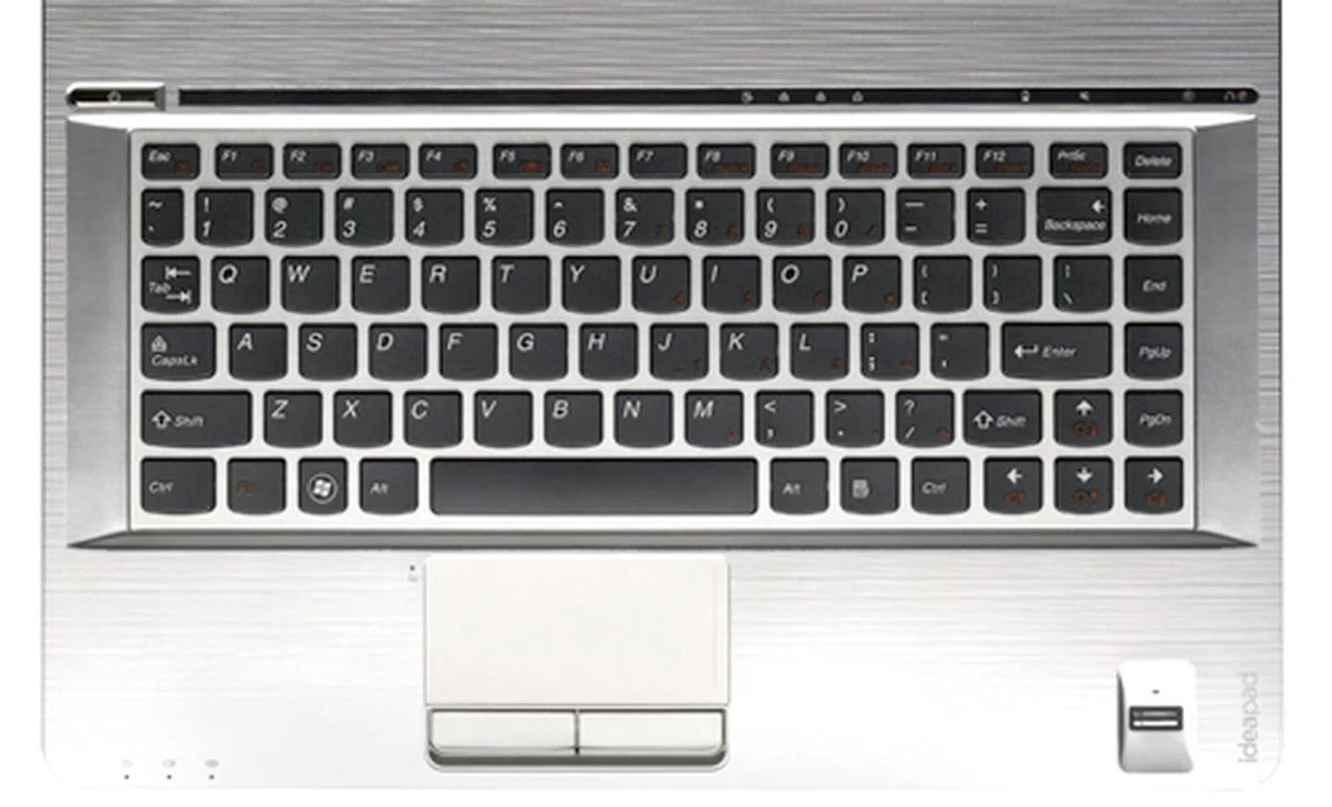 Cheers for Lenovo's decision to go with an island keyboard plan. Expect a generous pitch and soft tactile experience. One downer is we do not fancy the cramped backspace key too much. To toggle between its integrated and discrete graphics, tap the touch-sensitive button located just above the keyboard.