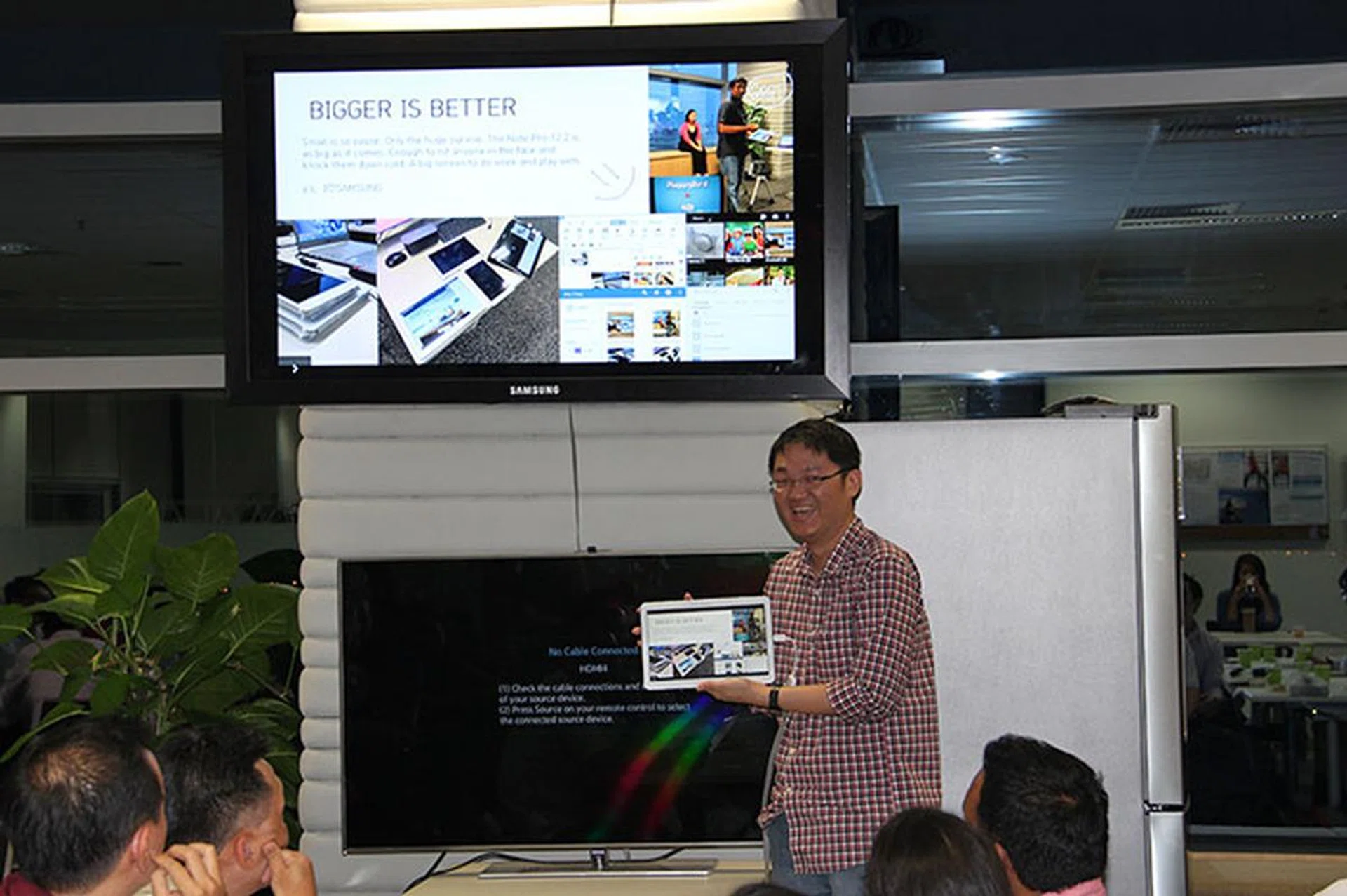 For this gentleman and his team, 'bigger is better'.