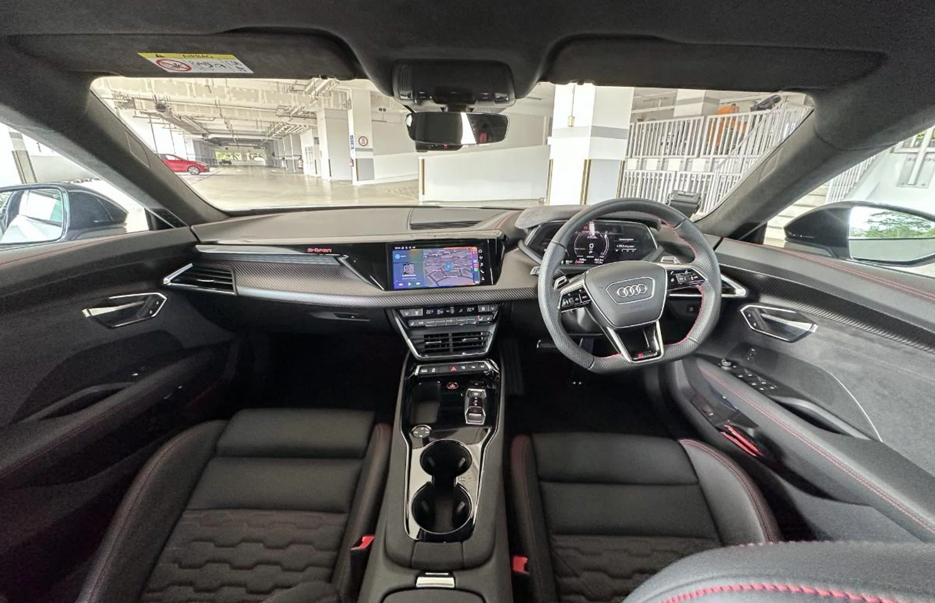 The cabin is luxurious and intuitive. Unlike other brands, Audi has stuck with physical controls for the climate control system.