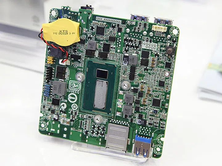The new Intel NUC with the highly integrated U-series 4th generation Core processor.