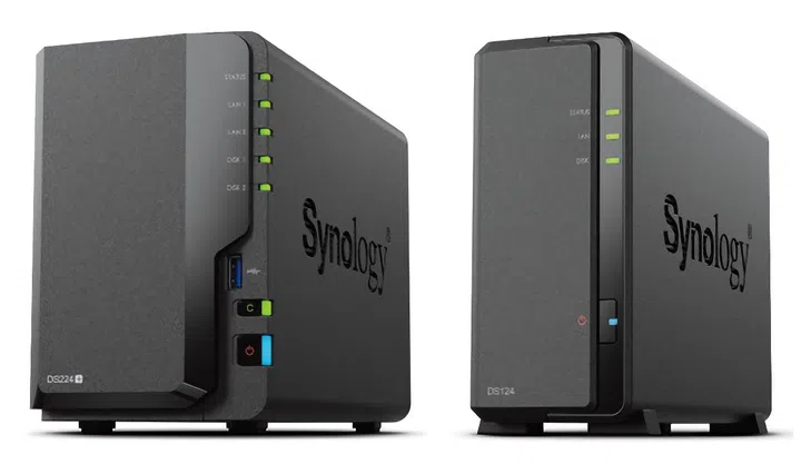 The new DS224+ and DS124. Image source: Synology. 