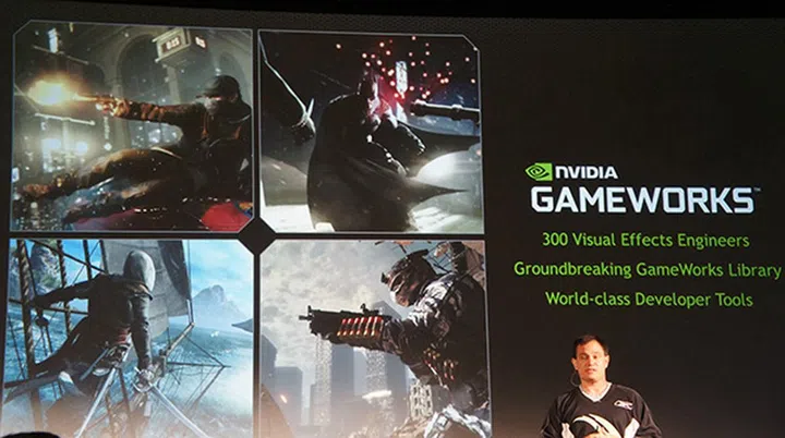 Tony Tamasi, NVIDIA's SVP of Technology & Content, announcing the new GameWorks program.