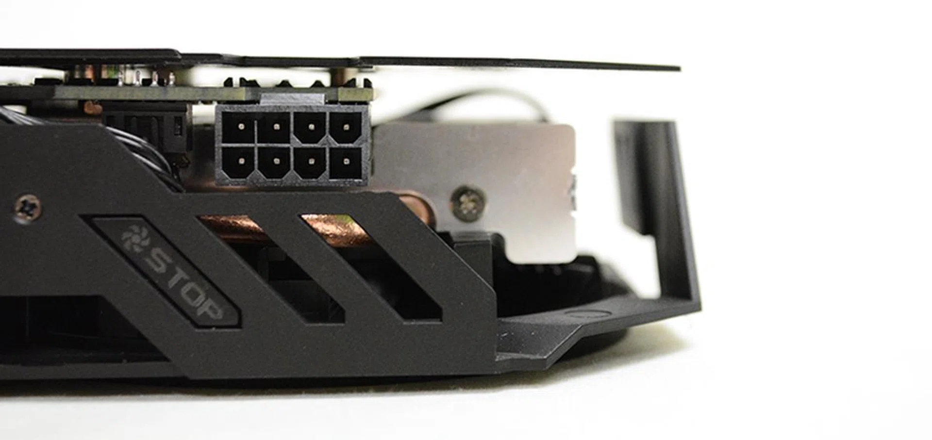 The Gigabyte GeForce GTX 950 Xtreme Gaming is the only card in our shootout to use an 8-pin power connector.