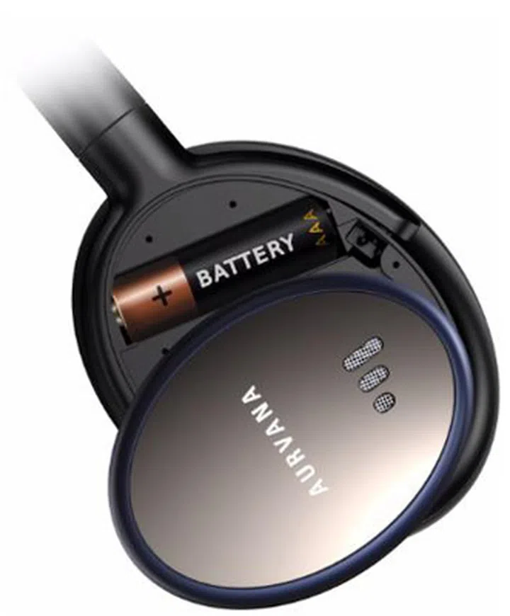 Simply slide the top away to replace the battery.