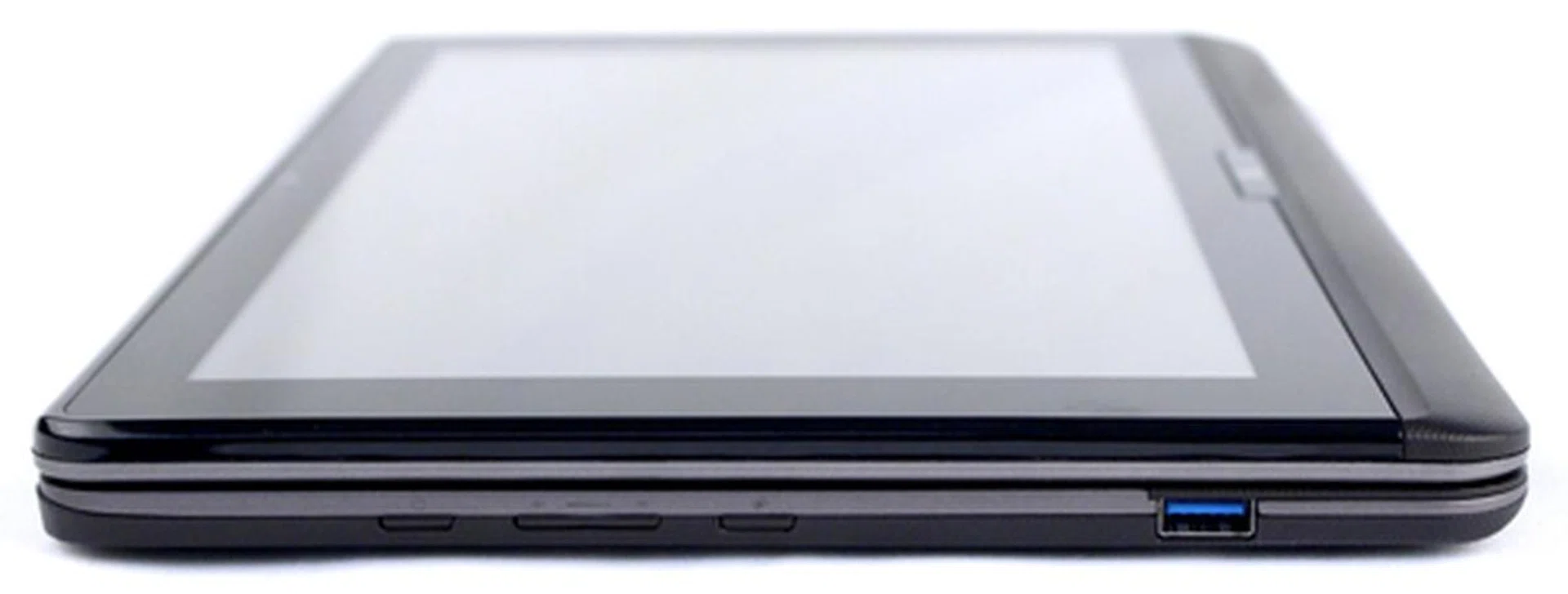 The remaining USB 3.0 port lies on the left side of the machine. It's also the same side where you will find the power button, along with the volume and orientation lock. 