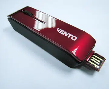 Ready for charging. Fit the dongle in the opposite direction to store it.