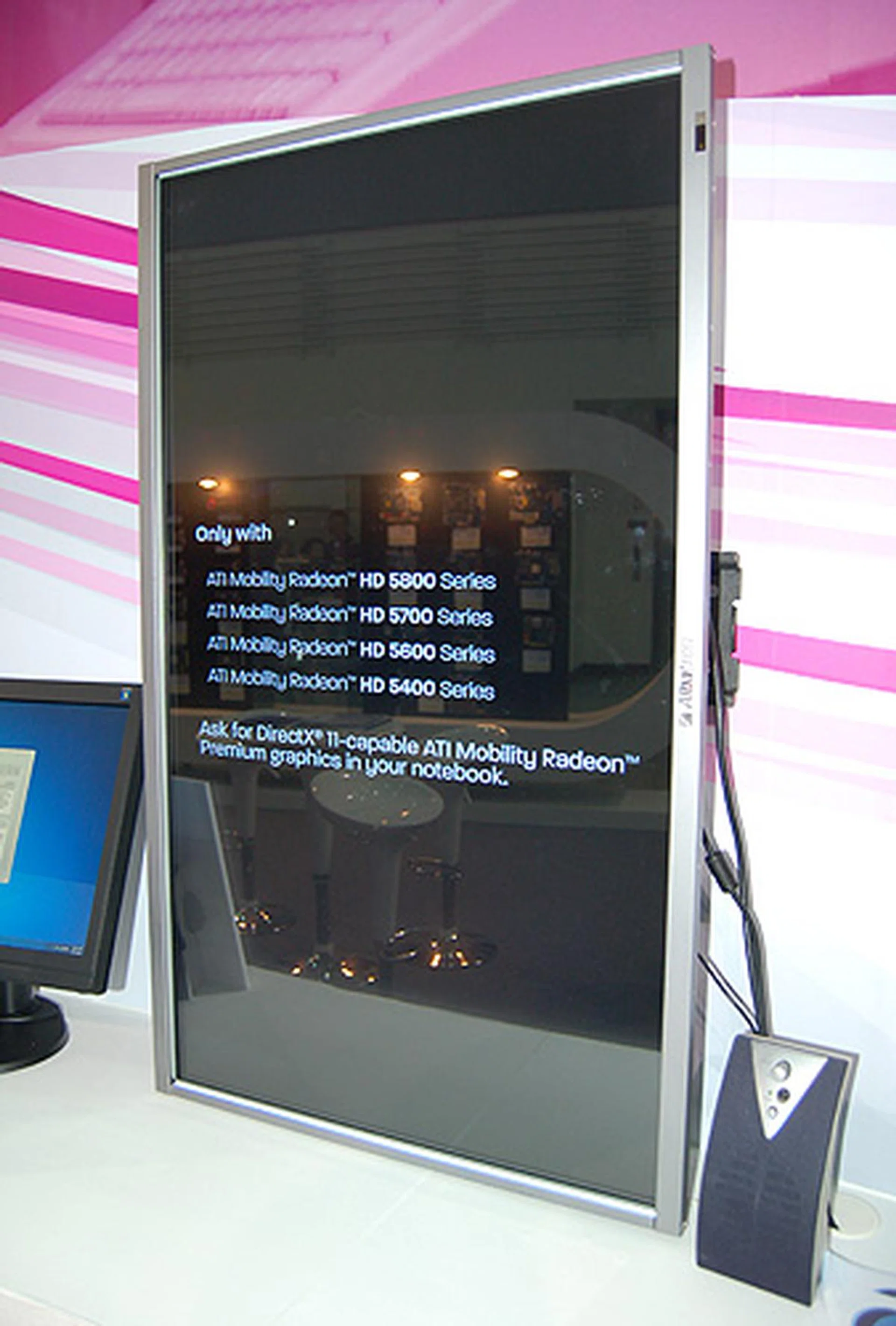 Albatron's speciality is displays, and this is a 42-inch multi-touch display, which can be use for home or commercial purposes.