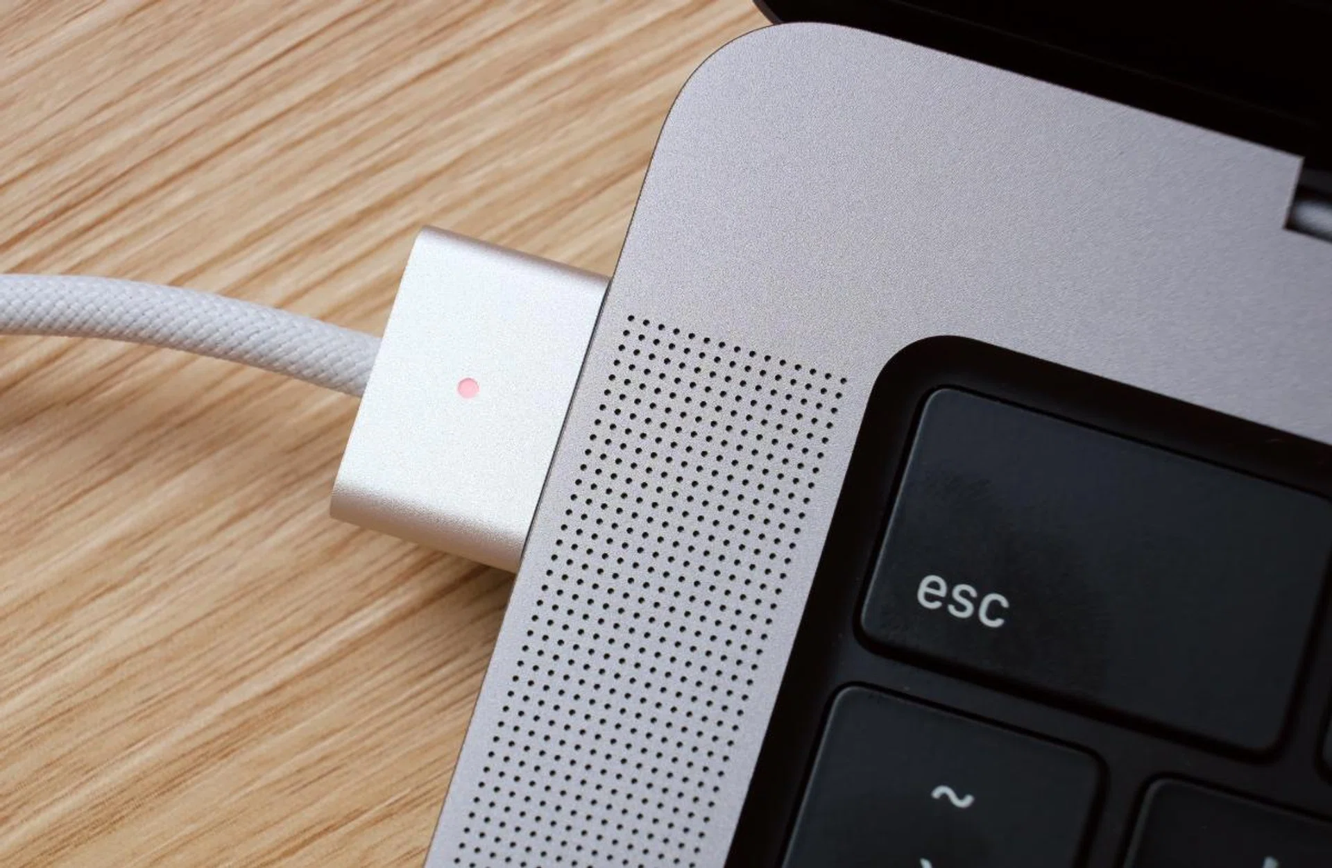 The minimum requirement for fast-charging the 14-inch MacBook Pro is a 96W adapter and you can do so over MagSafe 3 or USB-C. 