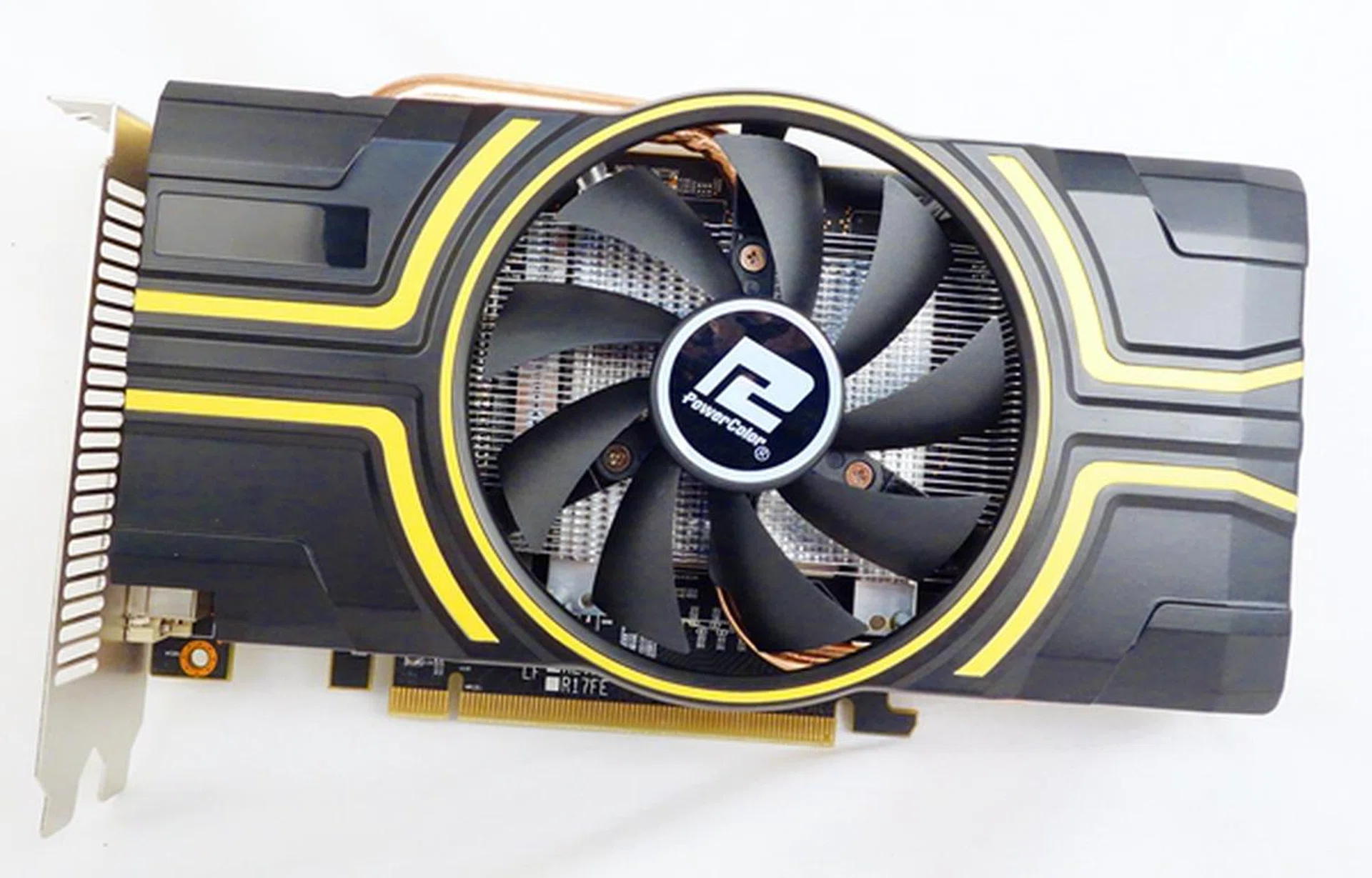 The PowerColor R9 270 2GB GDDR5 OC features a custom cooler with copper heatpipes to cool its overclocked Pitcairn XT graphics core.