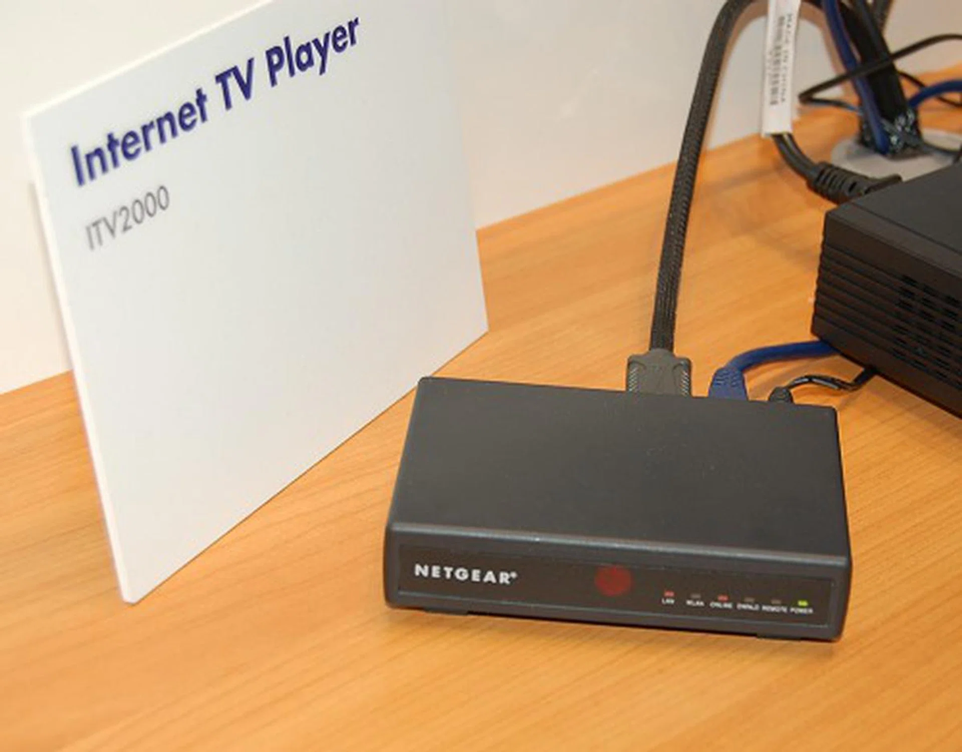  Netgear's Internet TV Player first seen during CES 2009 is a great gadget to have for your living room to watch video content streamed from various reputable sites such as BBC, CNN, ESPN and even from YouTube, Yahoo Videos and much more. Hooking up to your existing home network seamlessly, it doesn't require any other software installation. Just plug in the Ethernet cable and hook up to your TV and you're done. The provided remote helps you navigate and get your entertainment fix.  