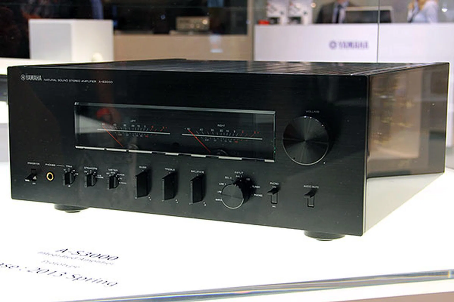 Wait, what's this analog-looking thing? This is the A-S3000, a 'natural sound stereo amplifier'. Its launch date is pegged for spring 2013. 