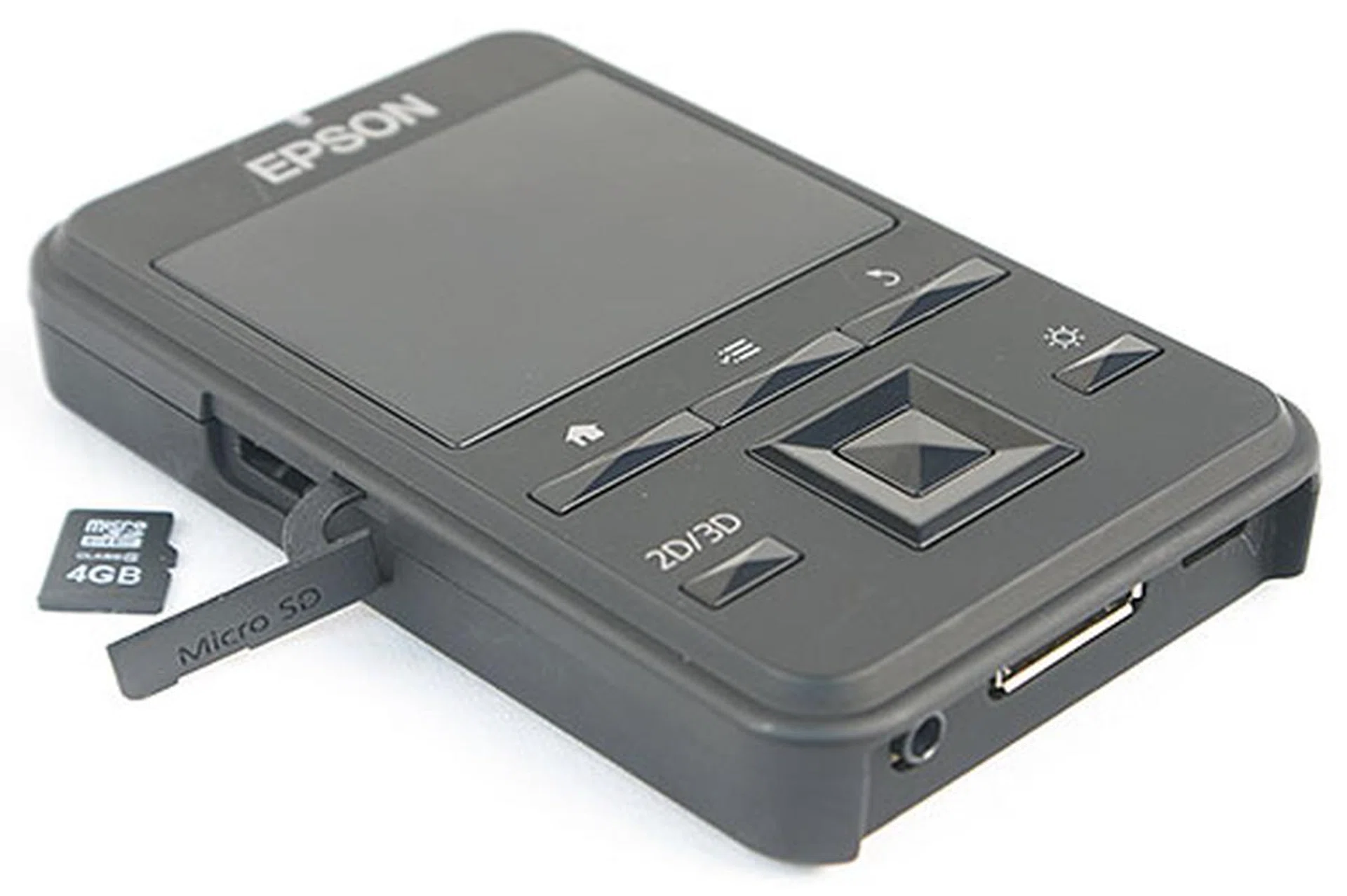 The controller uses a built-in lithium-polymer battery that lasts about six hours of video playback per charge. It also has a microSD card slot for you to expand storage capacity beyond its 1GB of built-in memory.