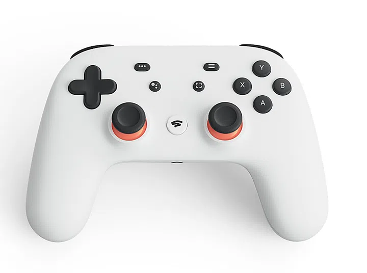 The Stadia Wi-Fi enabled game controller. Image source: Google