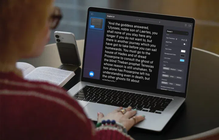 Apple will release new accessibility features for its products later this year. For example, Magnifier is coming to Mac to help users with low vision. Photo: Apple