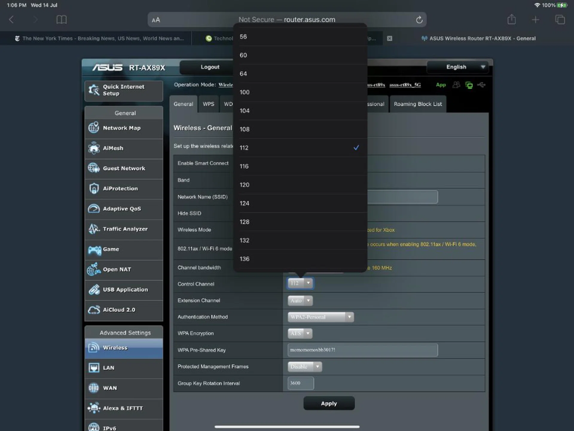 Apartment dwellers will likely appreciate support for DFS most as it lets you select less congested Wi-Fi channels.