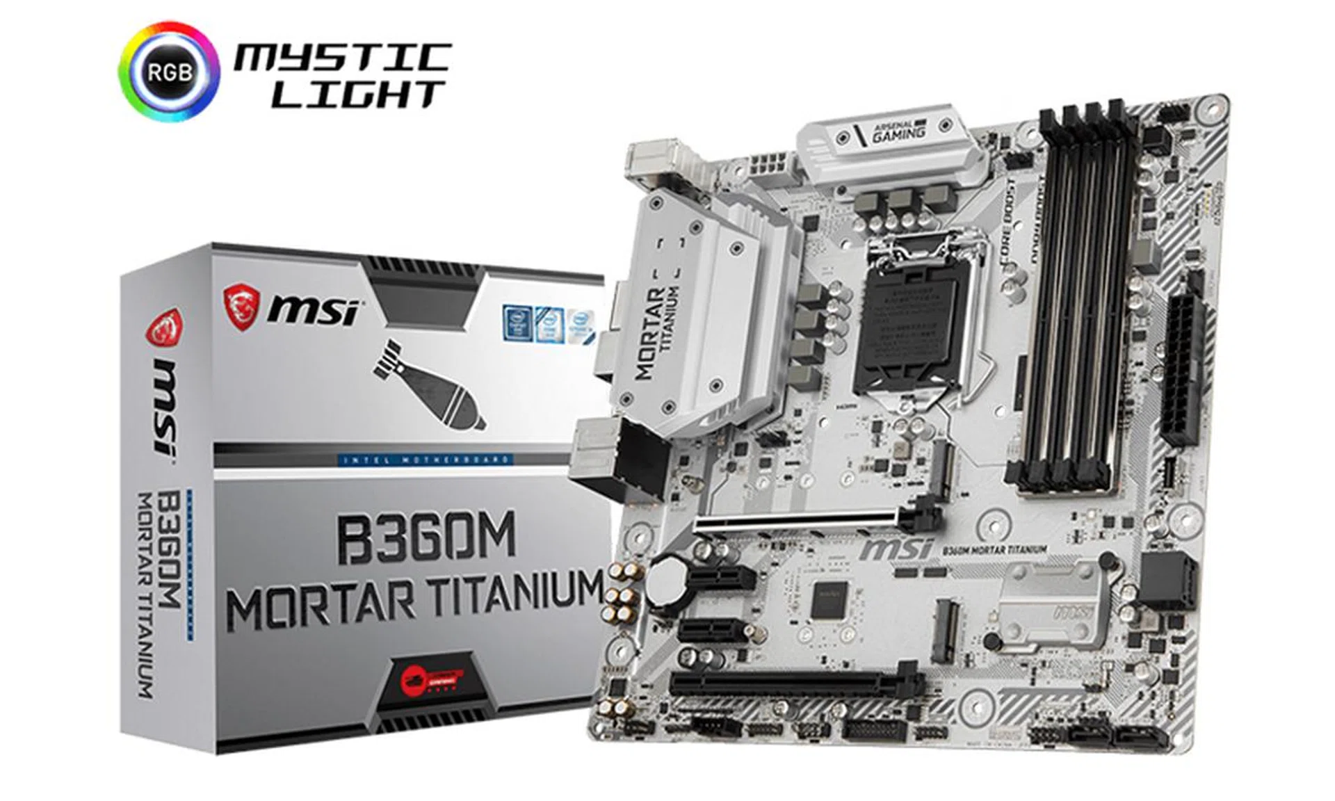 MSI B360M Mortar Titanium
