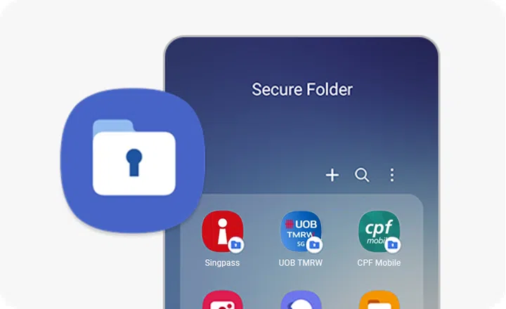 Secure Folder has the highest level of security thanks to Samsung Knox, where your sensitive information or files are kept in a private, encrypted space on the Galaxy smartphone. PHOTO: SAMSUNG