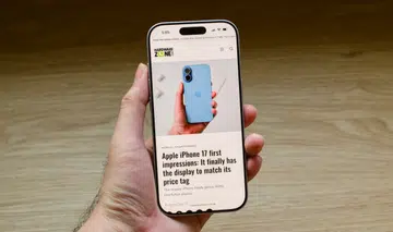 iPhone 17 in hand