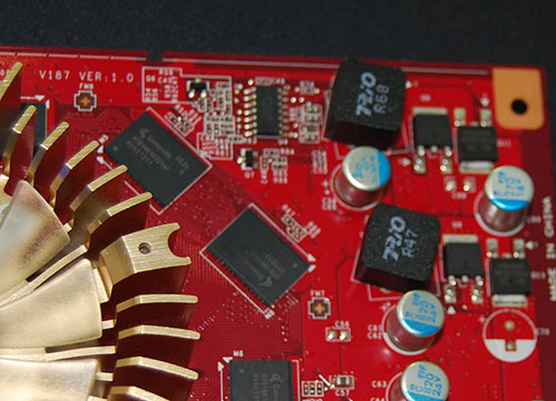 The military class chokes on one of the MSI's graphics card. 
