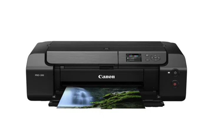 The Canon Pixma Pro-200 can also print up to A3 sized paper. Image courtesy of Canon.