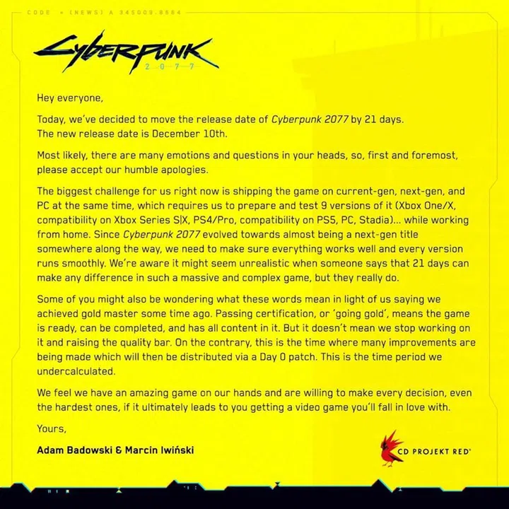 Image: CD Projekt RED