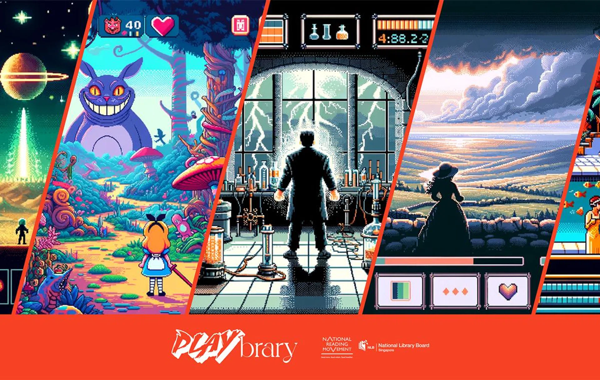 One form of gen AI for fun is the Playbrary app from The National Library Board Singapore (NLB) that turns books into adventure games using gen AI. Photo: NLB. 