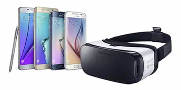 The Gear VR will work with all of Samsung's latest flagship phones. (Image Source: Samsung)
