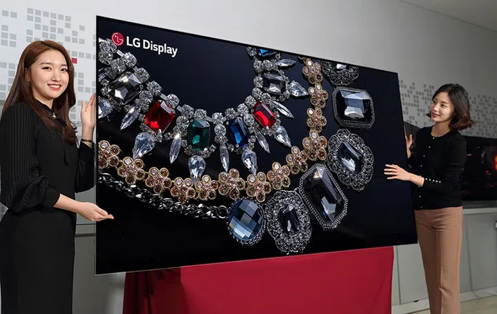 You're looking at an 88-inch 8K OLED display here. (Image source: LG Display.)