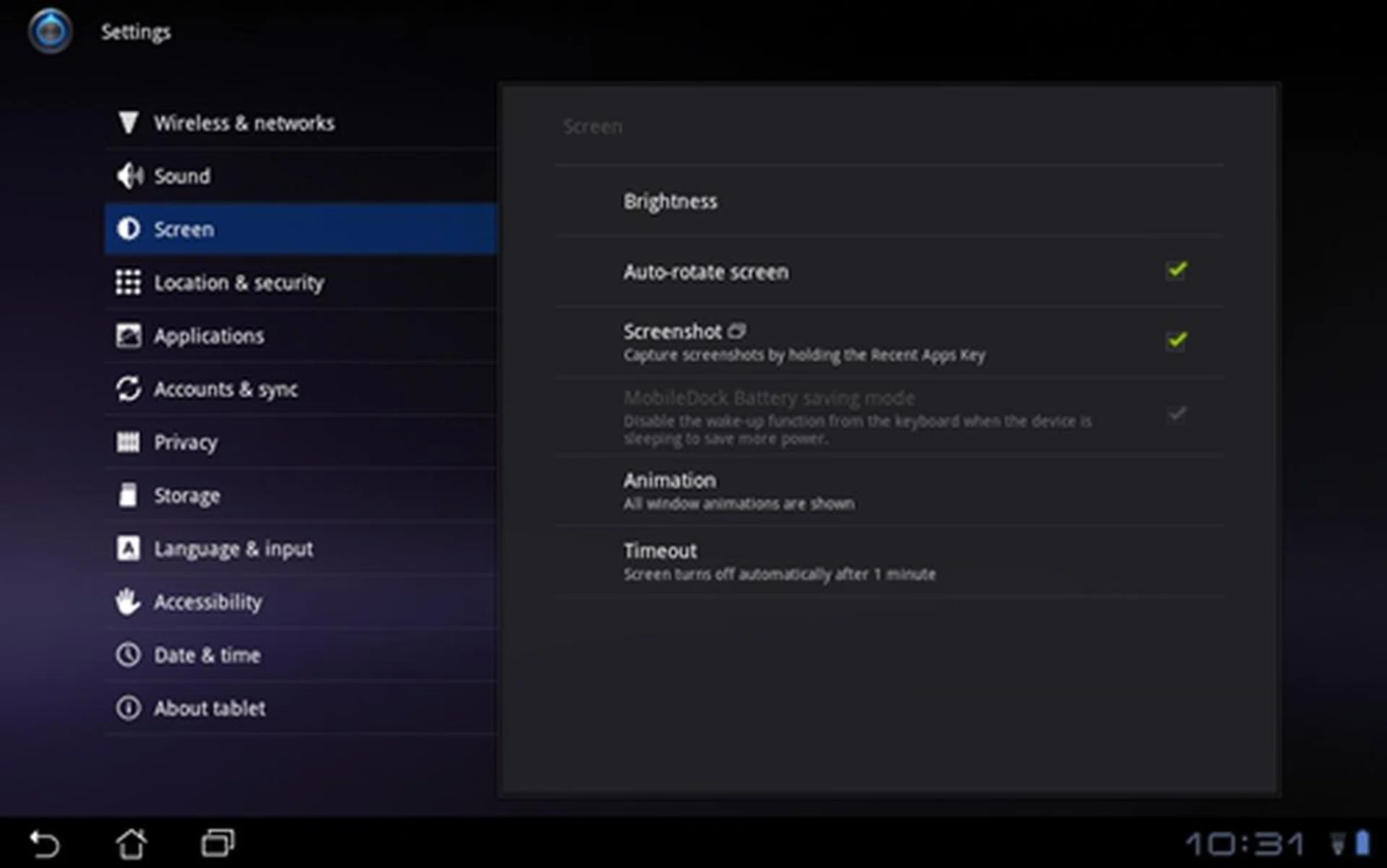Thanks to the screenshot function, we had a much easier time taking screenshots for this review compared to using the APK method which is inconvenient. 