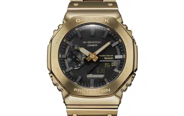The new Casio G-Shock GM-B2100GD-9A in yellow gold. (Image source: Casio)